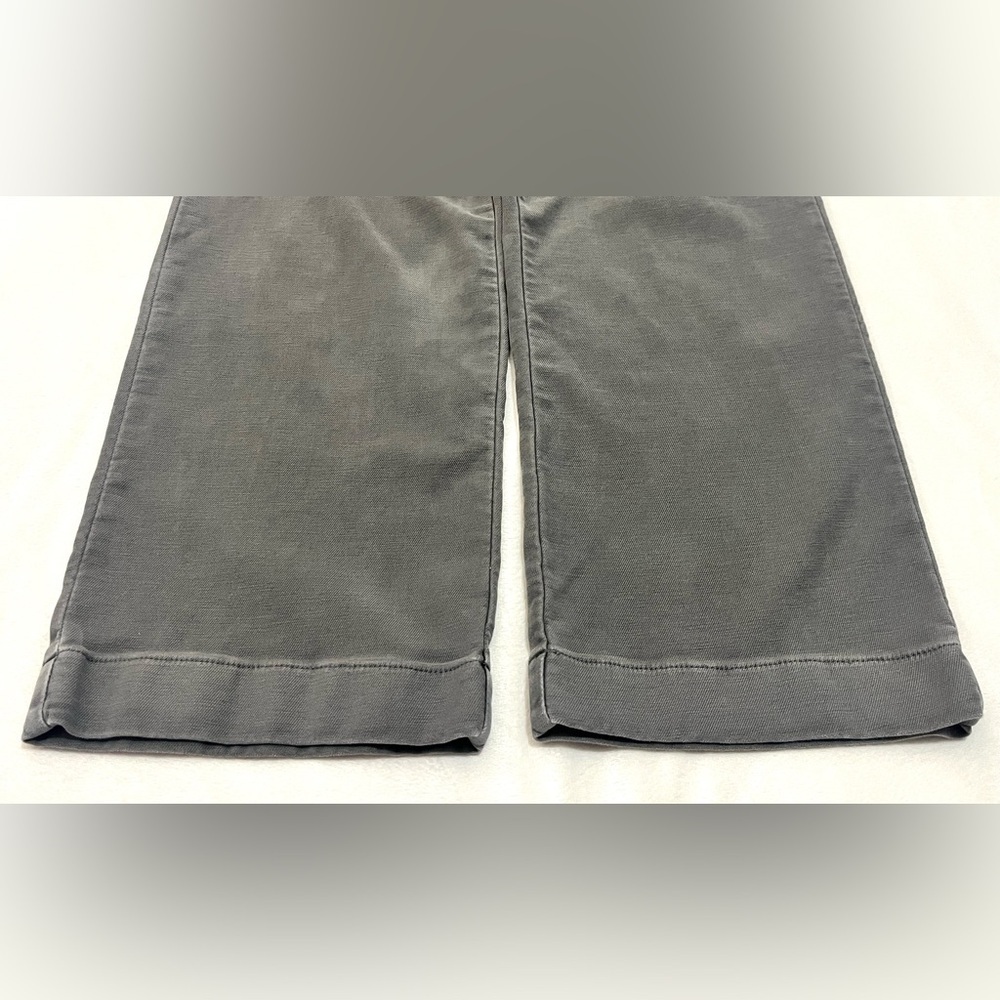 Maurices Women’s Gray Wide Leg Cotton Blend Bottoms with Pockets Casual Pants - Picture 15 of 16